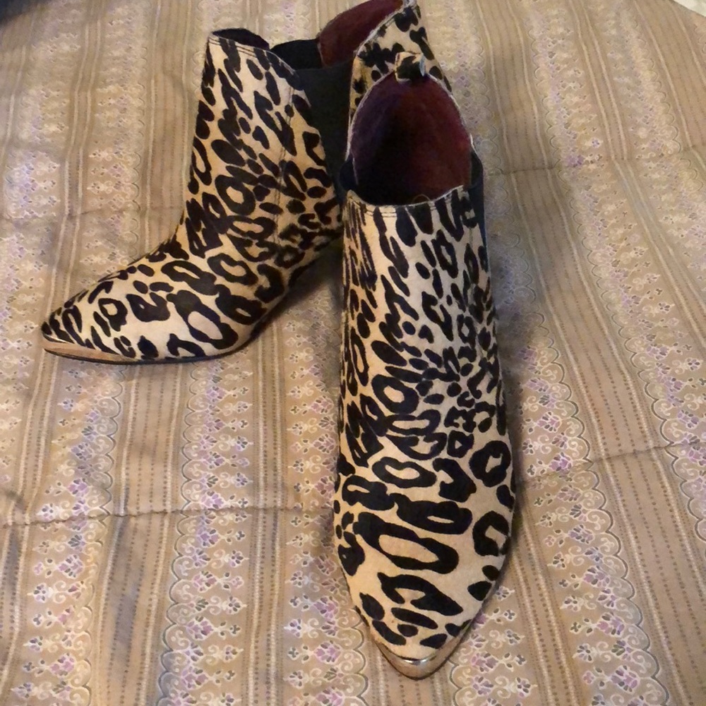 COPY - Report cow hide leopard boots